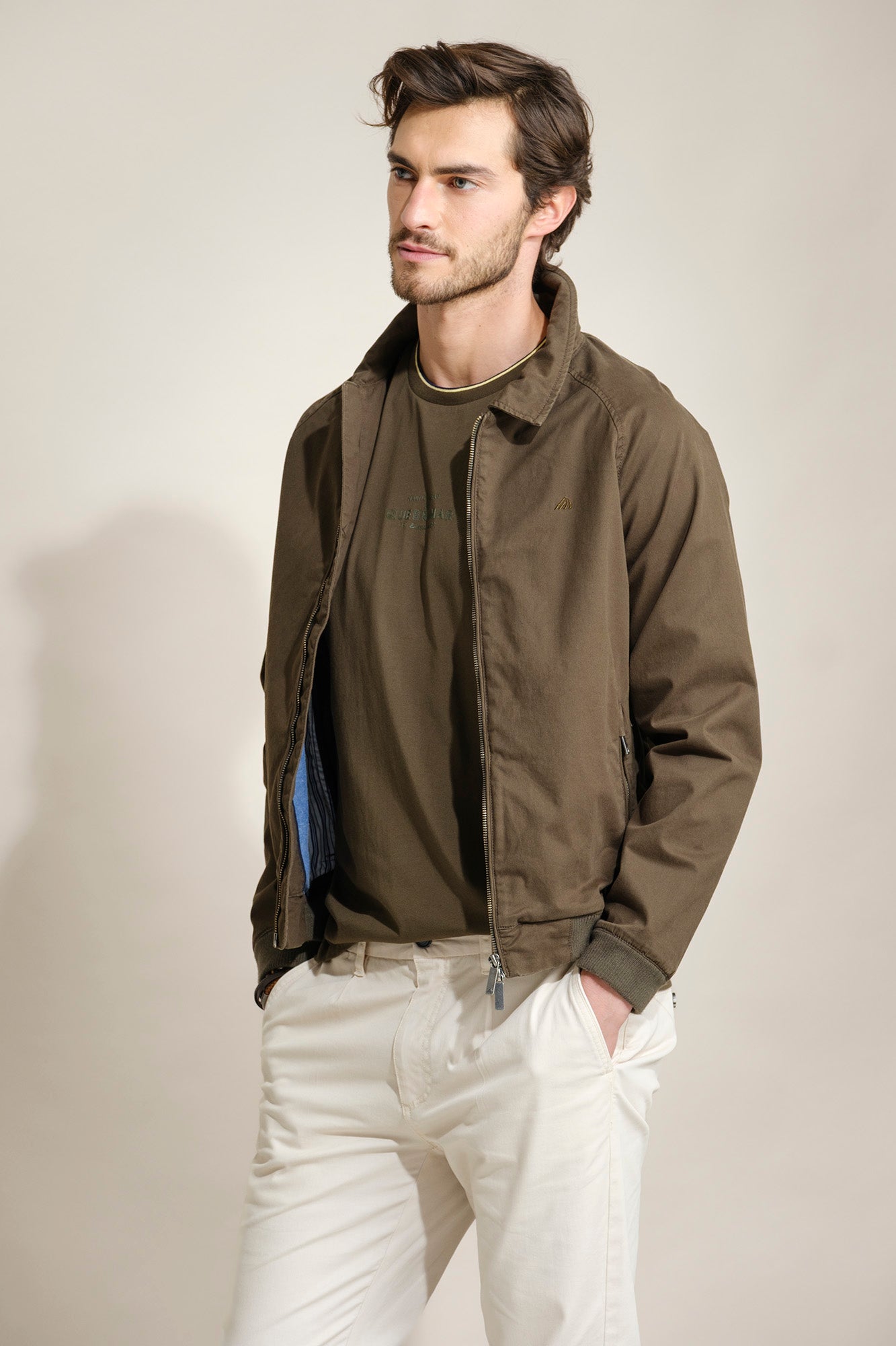 CASACO BOMBER EM TWILL