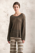 CAMISOLA DE MALHA MISTURA DE LINHO