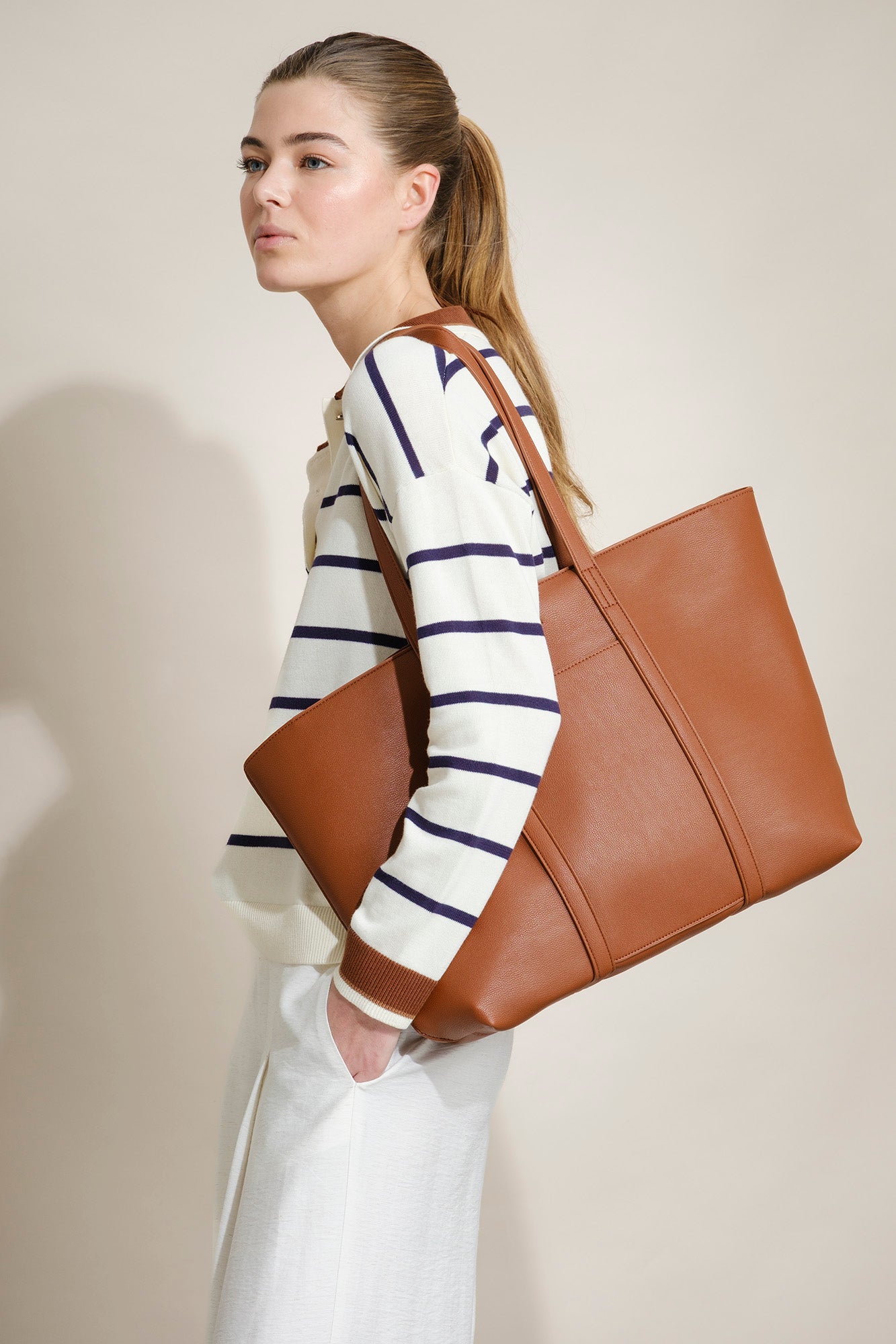 MALA SHOPPER CAMEL