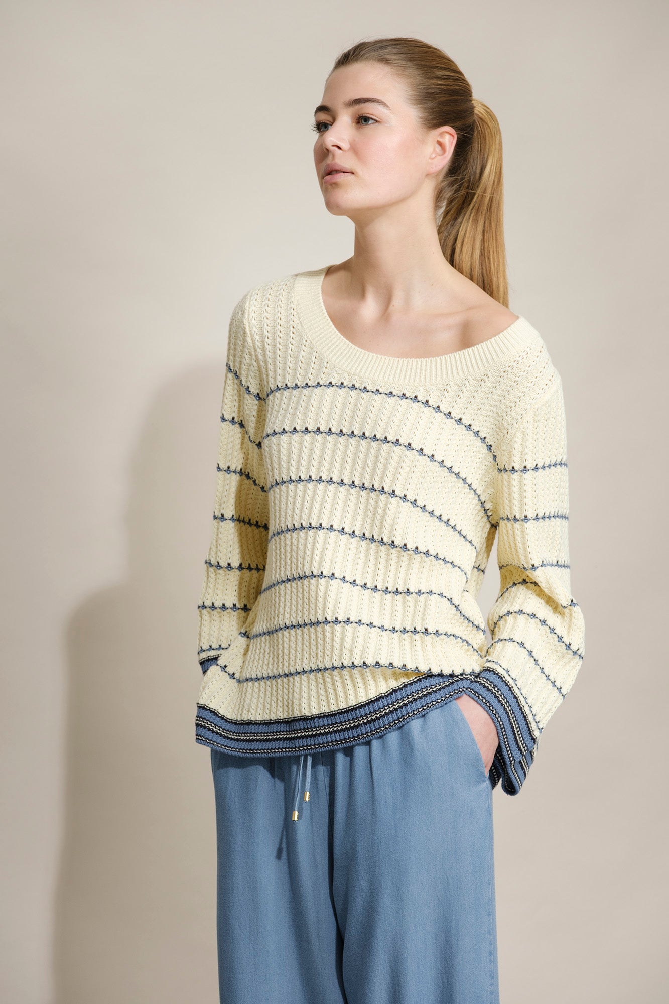 CAMISOLA MALHA DECOTE REDONDO