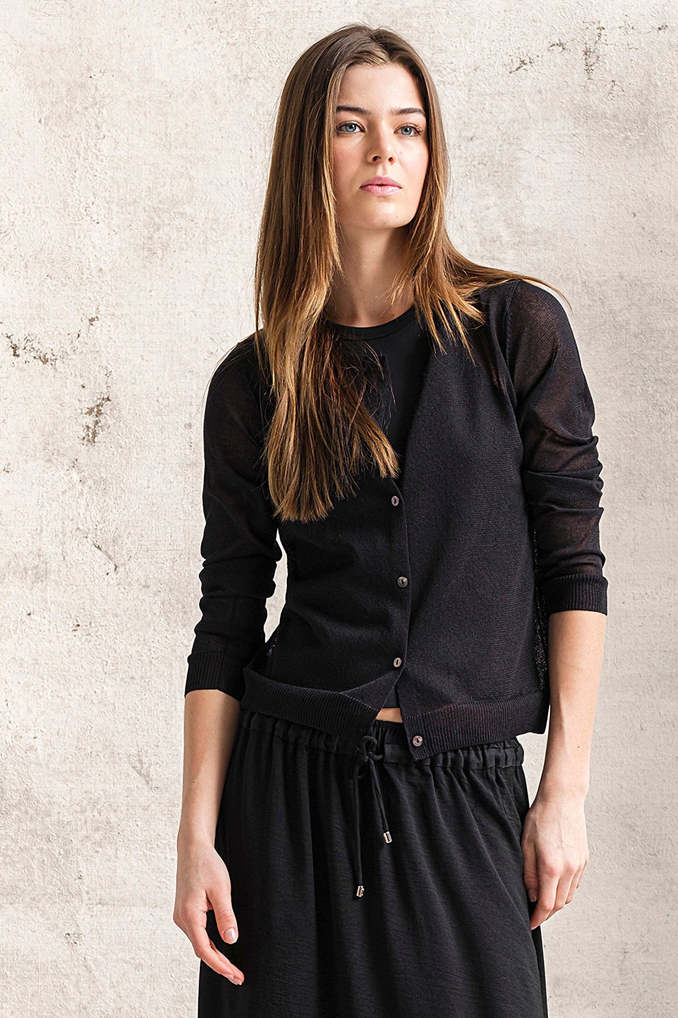 CARDIGAN DE MALHA FINA