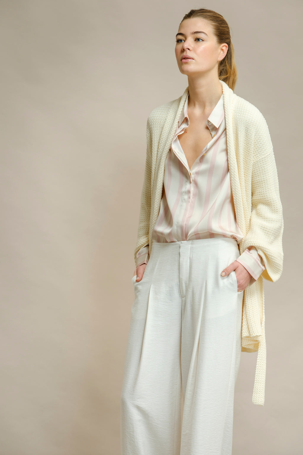 CHAQUETA KIMONO DE PUNTO