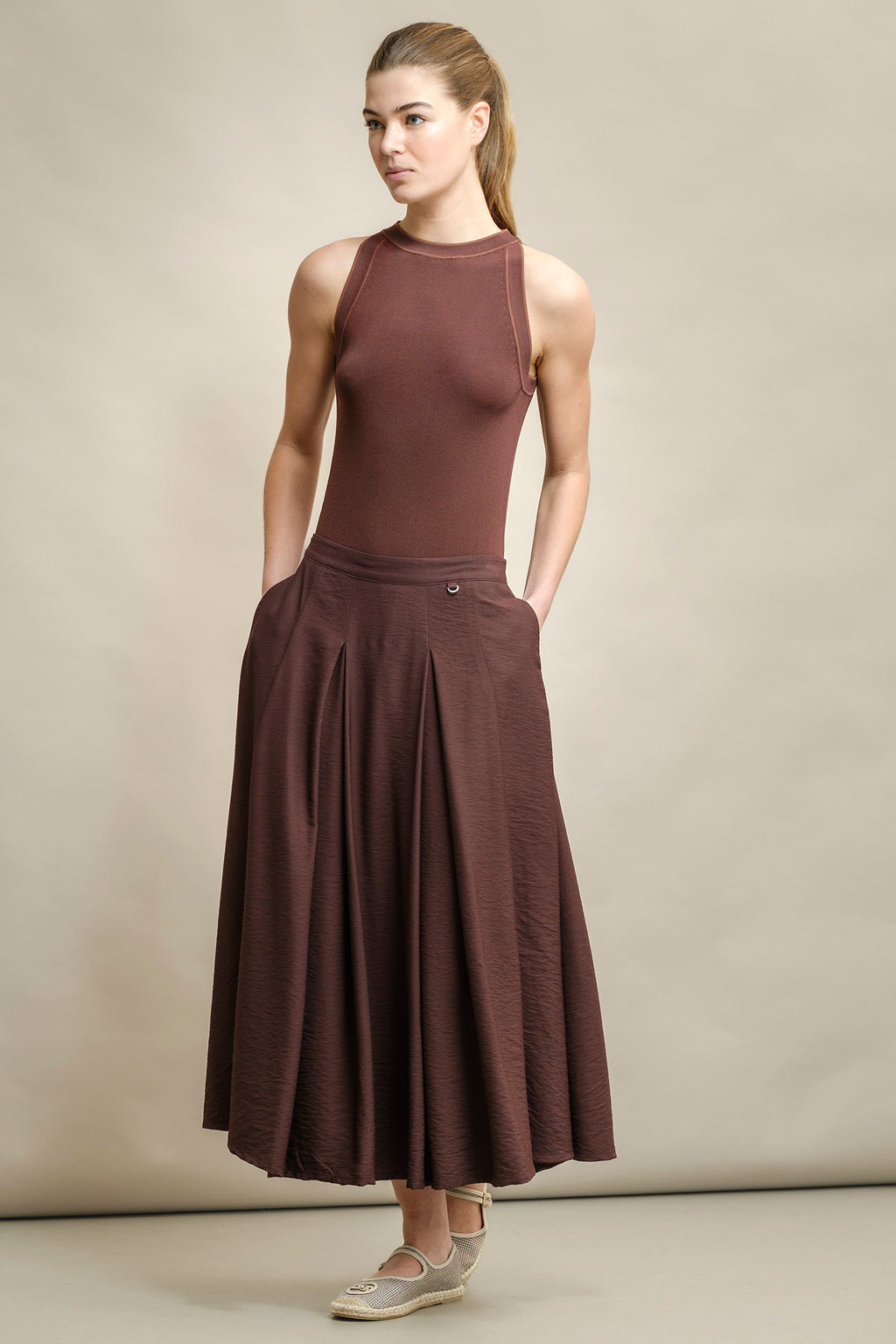 TOP HALTER EM MALHA
