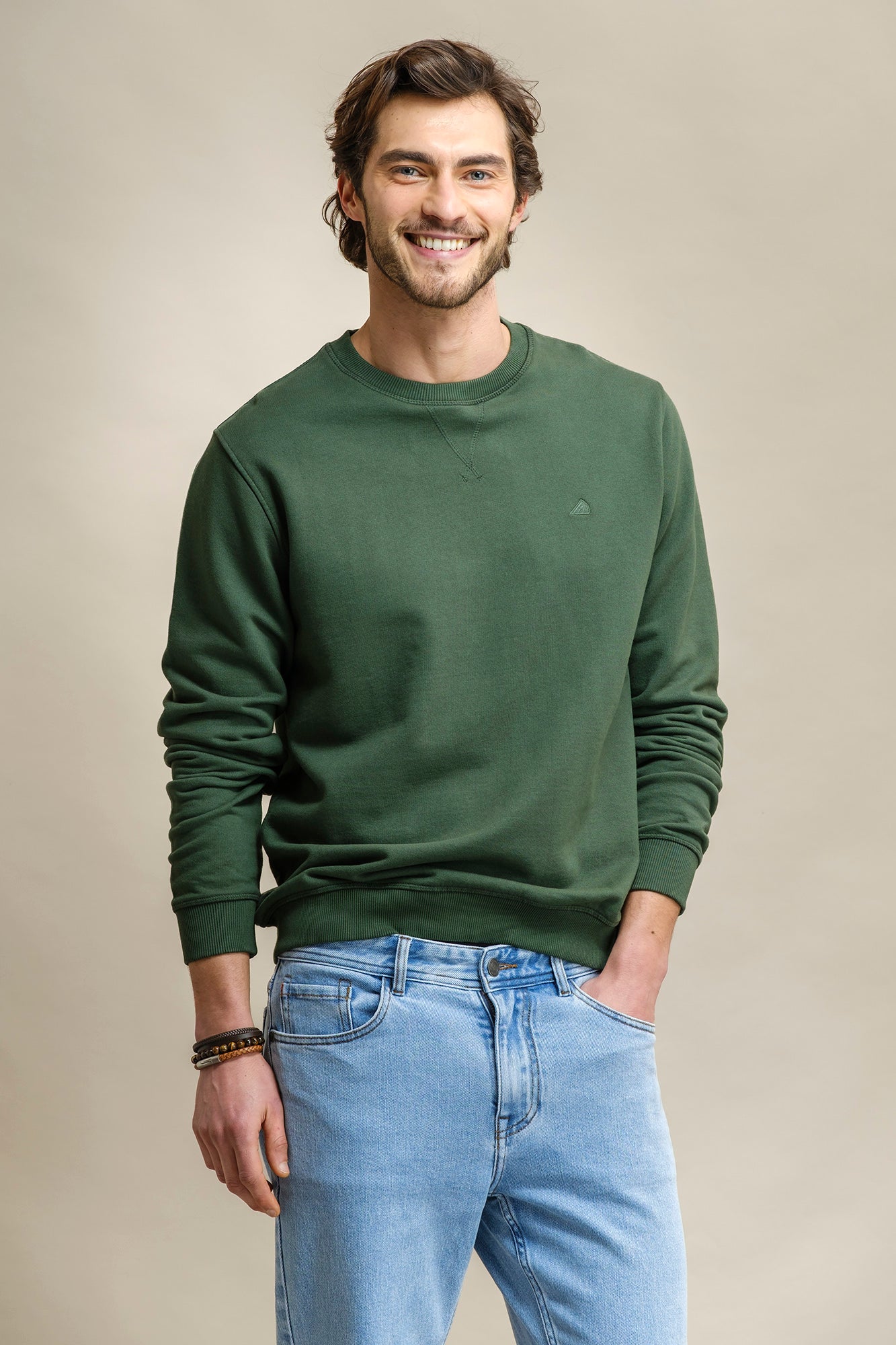 SWEATSHIRT BÁSICA DECOTE REDONDO