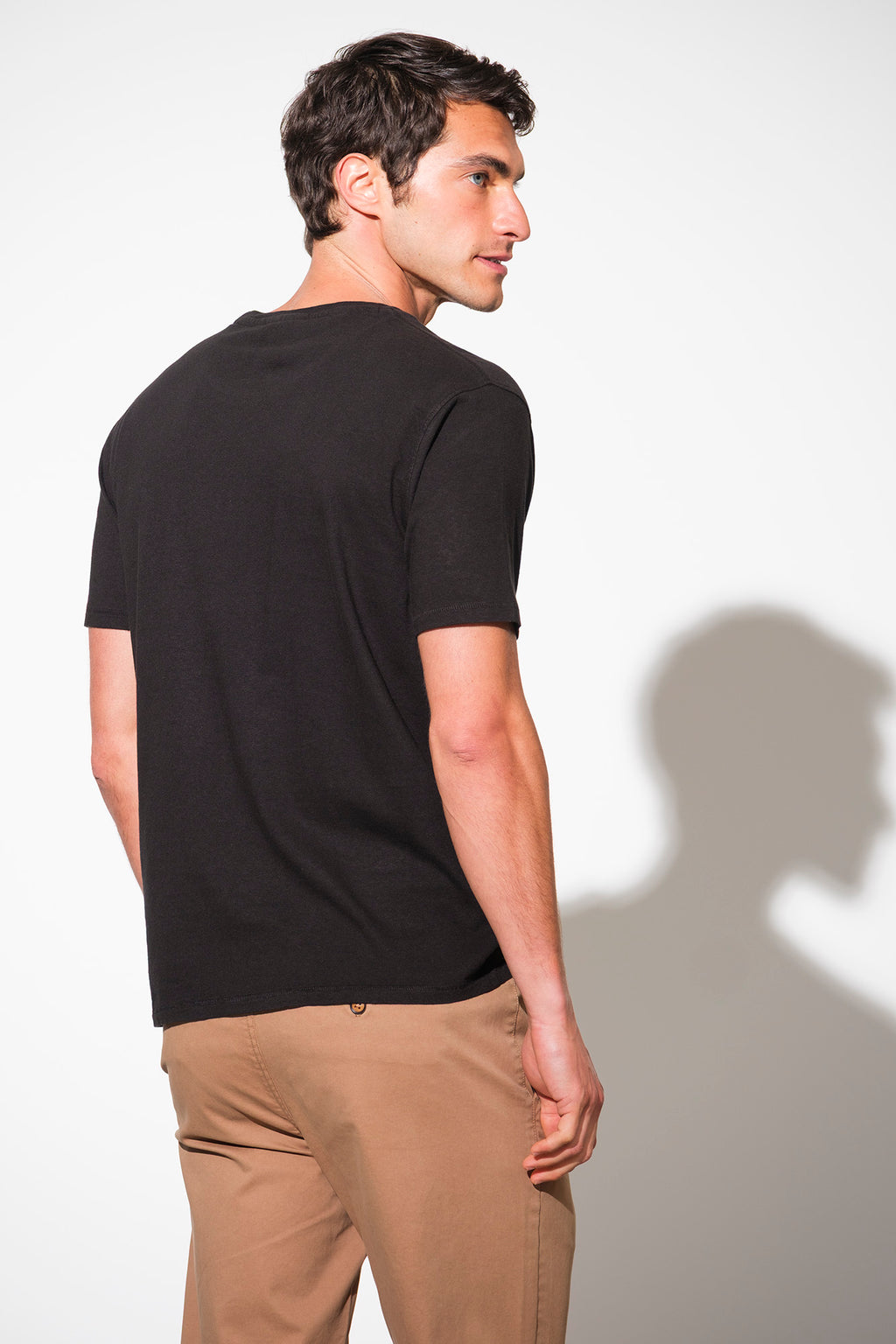 CAMISETA DE ALGODÓN Y LINO