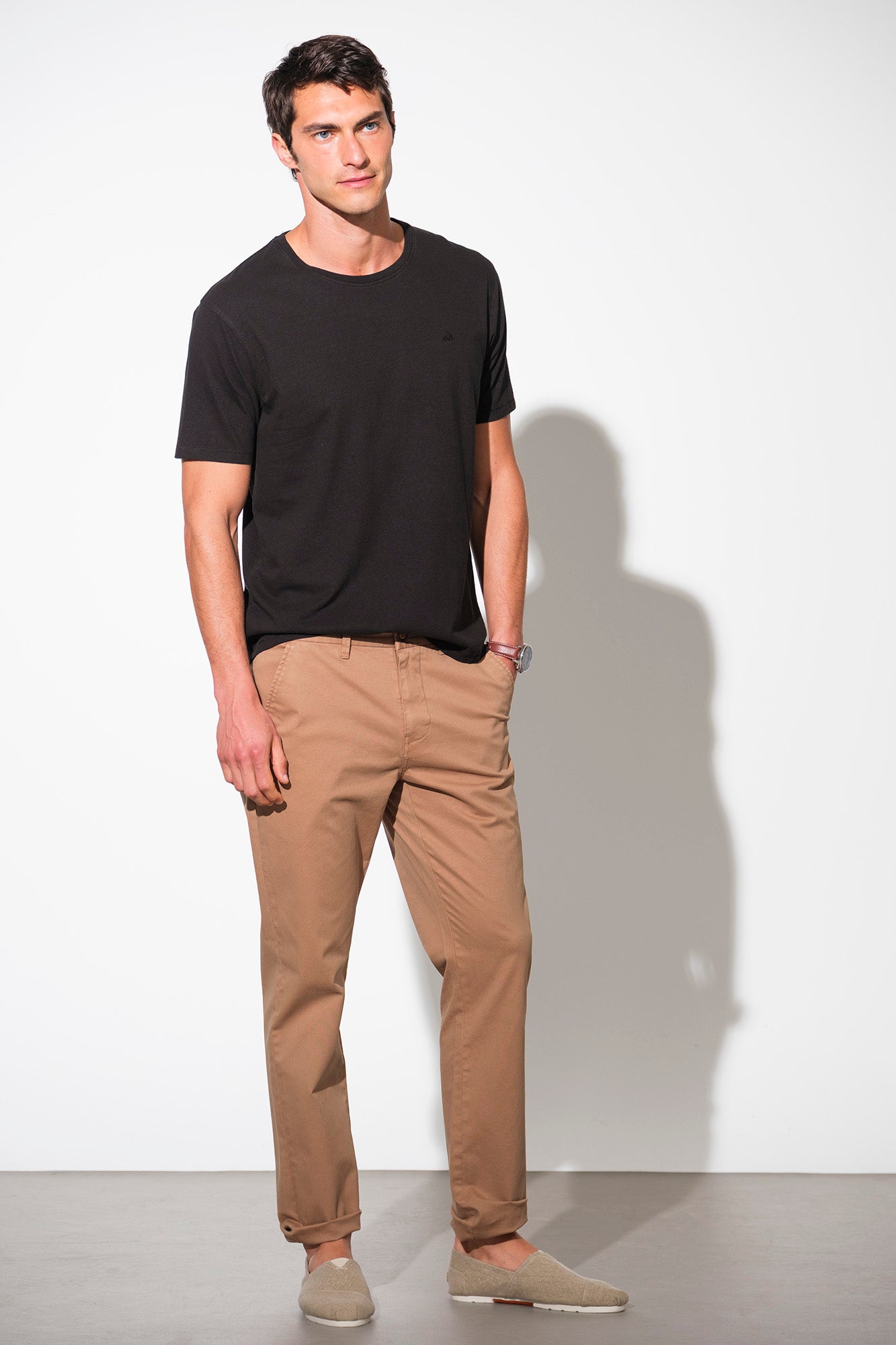 CAMISETA DE ALGODÓN Y LINO