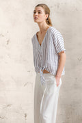 CAMISA 100% LINHO COM LAÇO