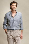 CAMISA OXFORD CON ELASTANO