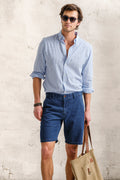 CAMISA COM EFEITO SLUB EM ALGODÃO