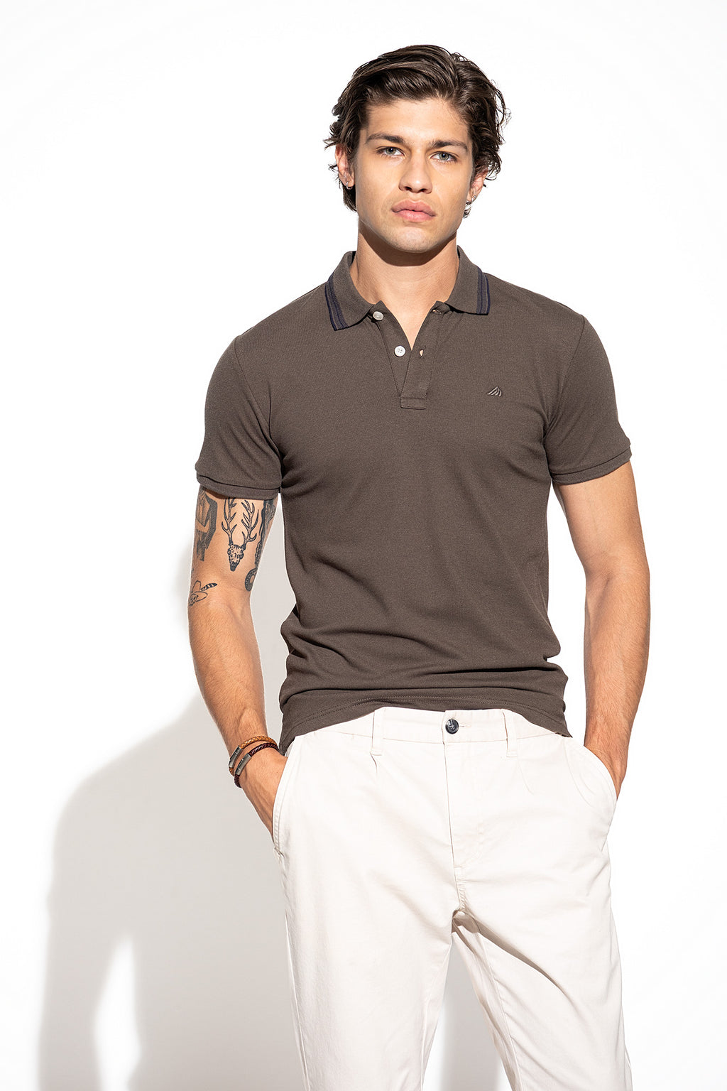 POLO DE MICRO PIQUÉ SLIM FIT