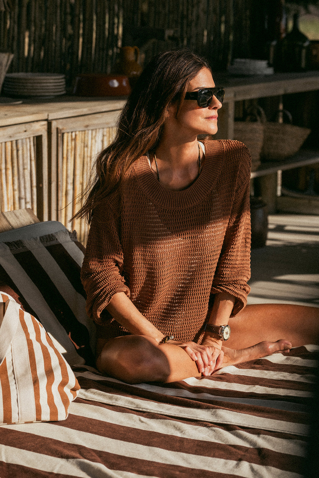 CAMISOLA DE MALHA MISTURA DE LINHO
