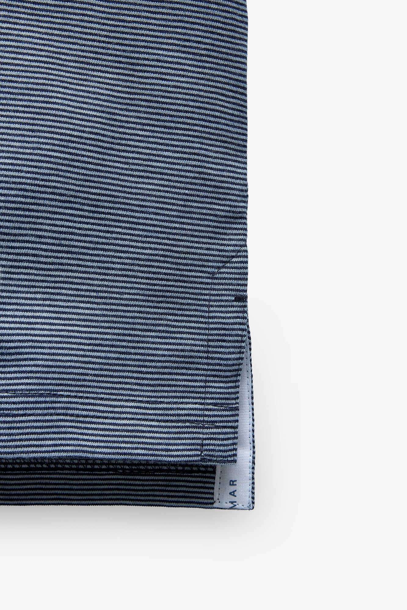POLO HOMEM JERSEY MICRORISCAS - INDIGO