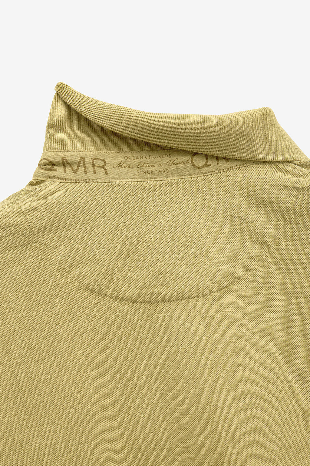 POLO GARMENT DYE EM SLUB COM LOGO