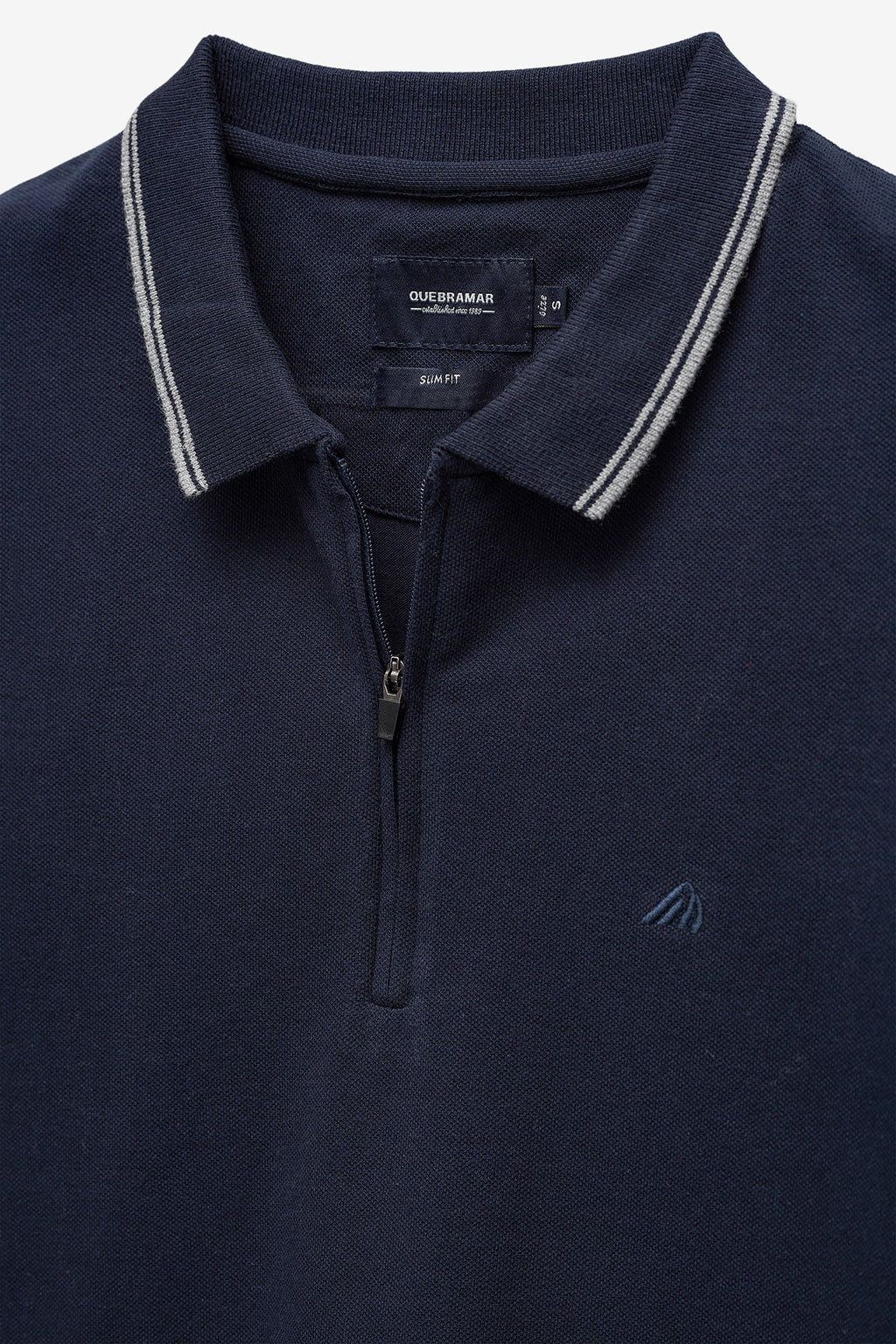 POLO DE MICROPIQUÉ CON CREMALLERA