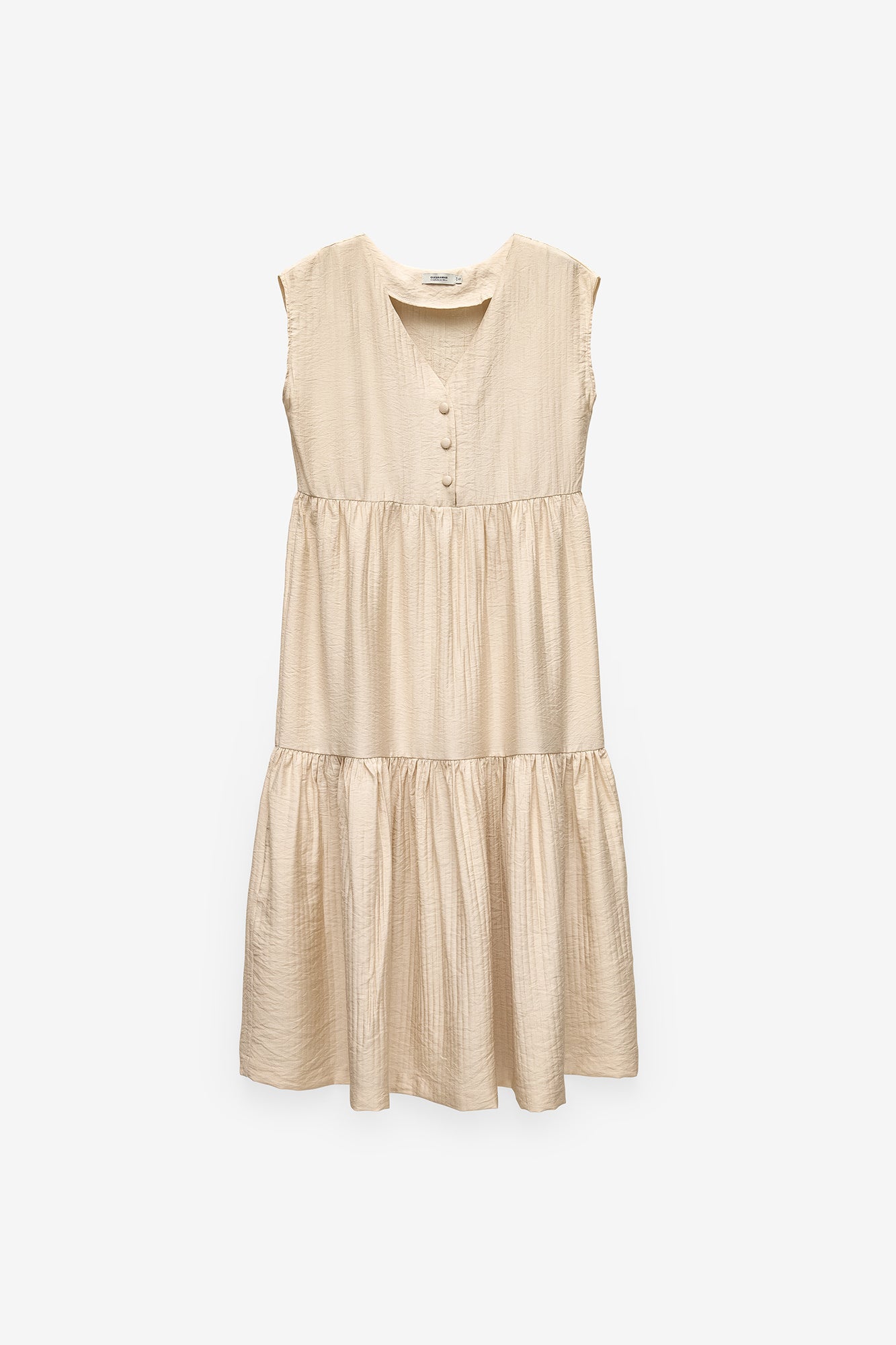 VESTIDO MIDI COM ENCAIXES