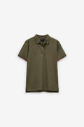 POLO  PIQUET COM PIPING 2 CORES