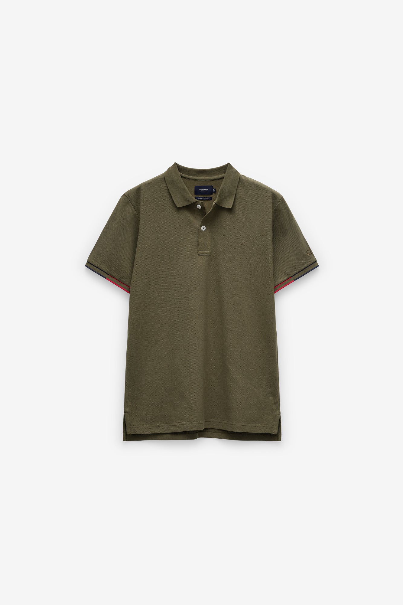 POLO  PIQUET COM PIPING 2 CORES