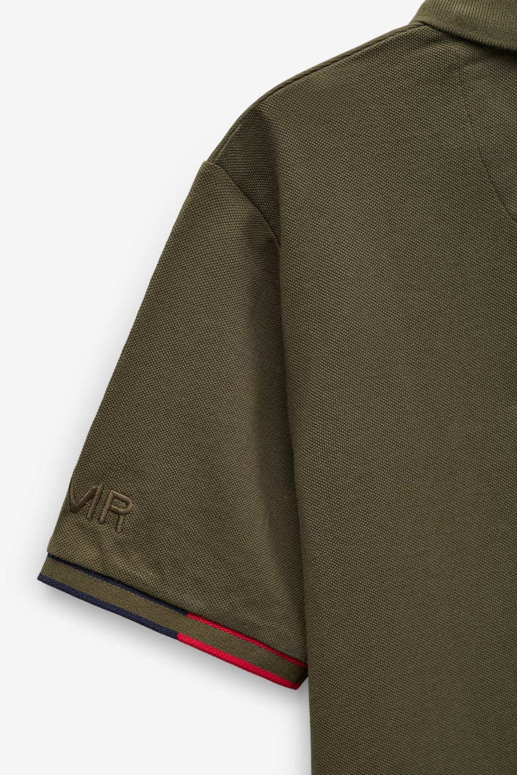 POLO  PIQUET COM PIPING 2 CORES