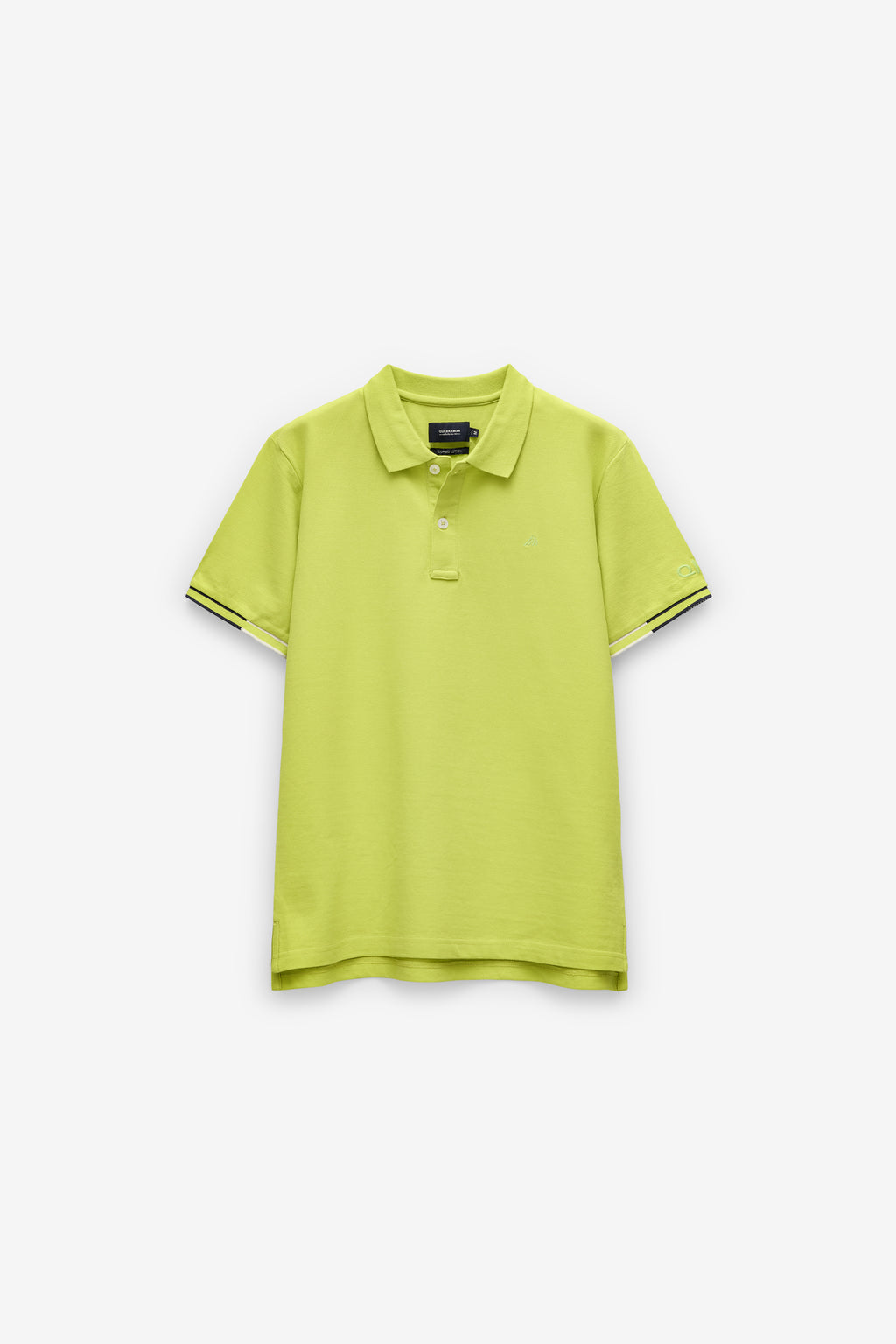 POLO  PIQUET COM PIPING 2 CORES