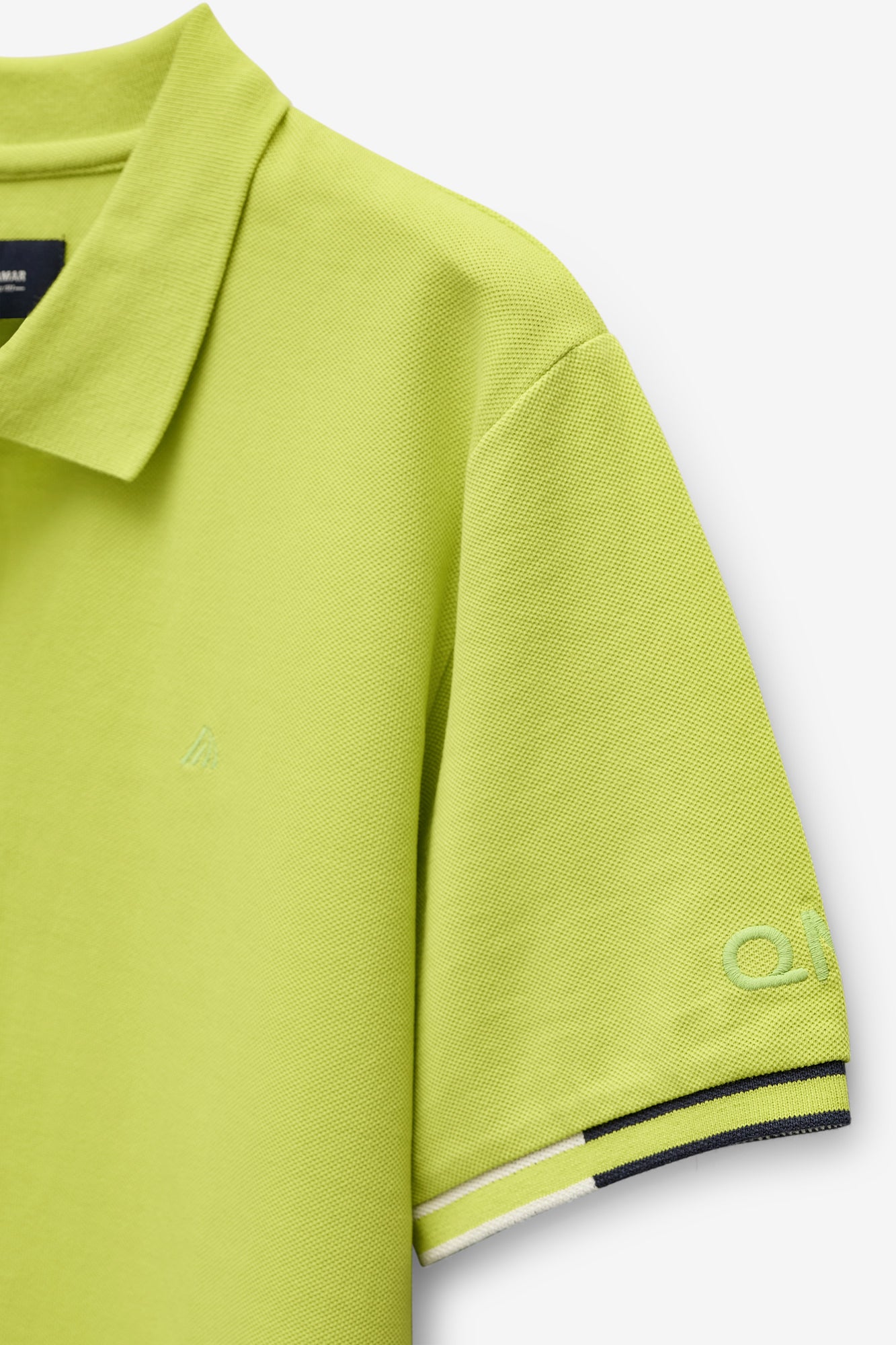 POLO  PIQUET COM PIPING 2 CORES