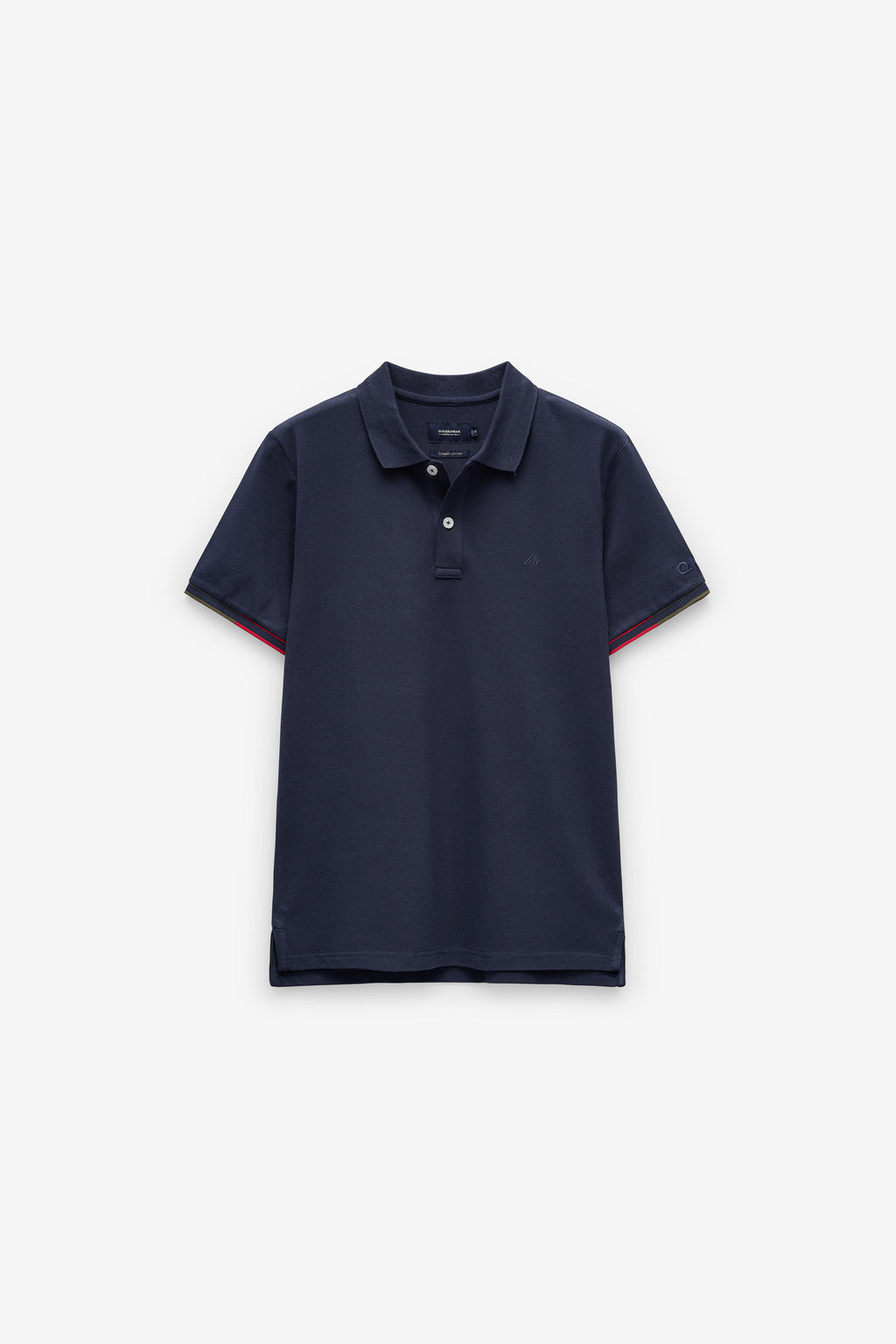 POLO  PIQUET COM PIPING 2 CORES