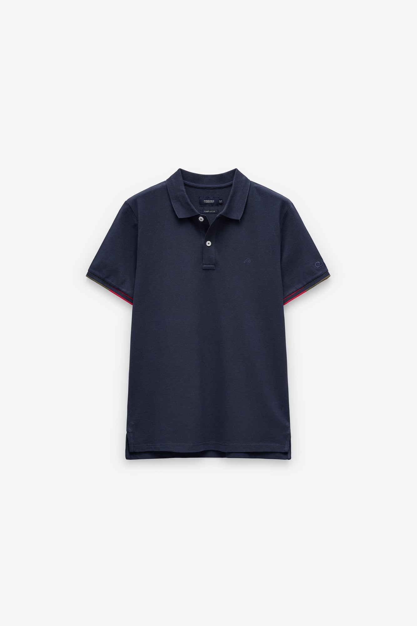 POLO  PIQUET COM PIPING 2 CORES