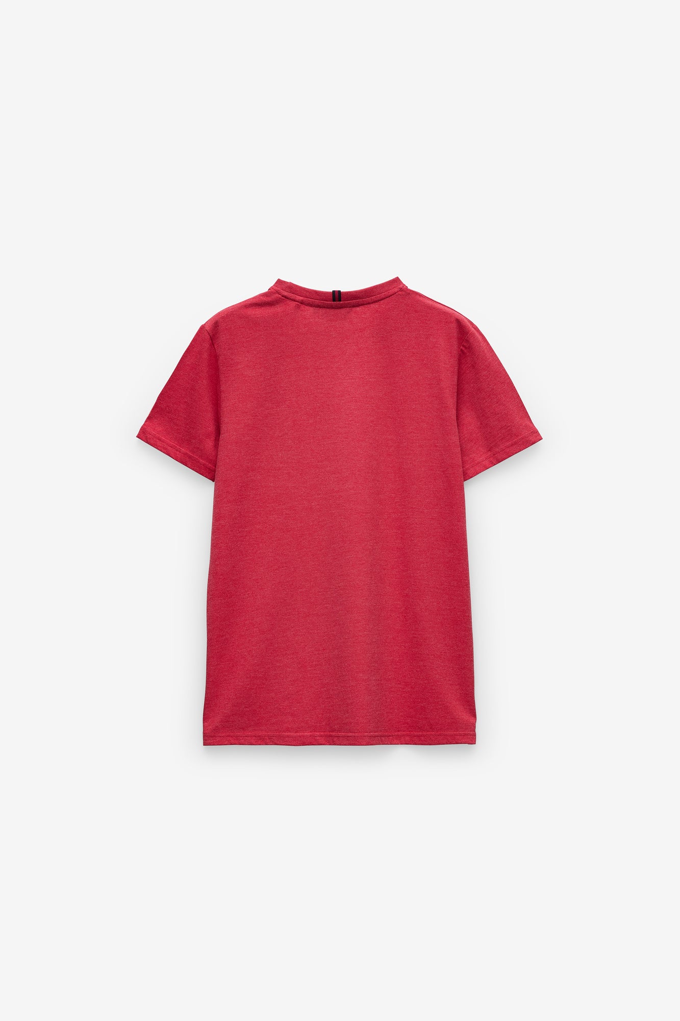 T-SHIRT MELANGE COM BORDADO ÂNCORA