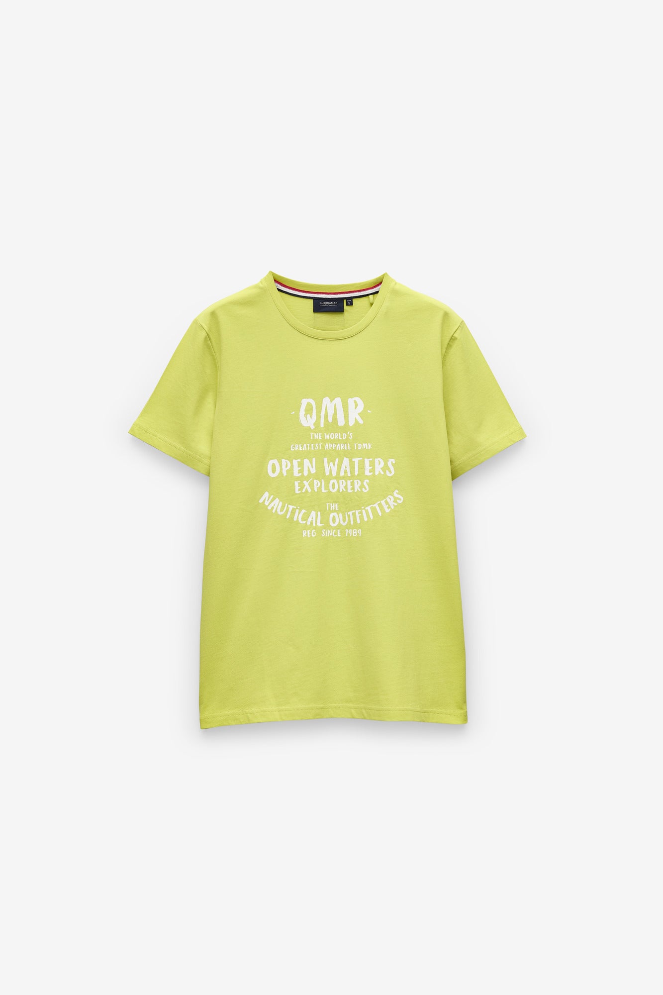 T-SHIRT COM PRINT OPEN WATERS