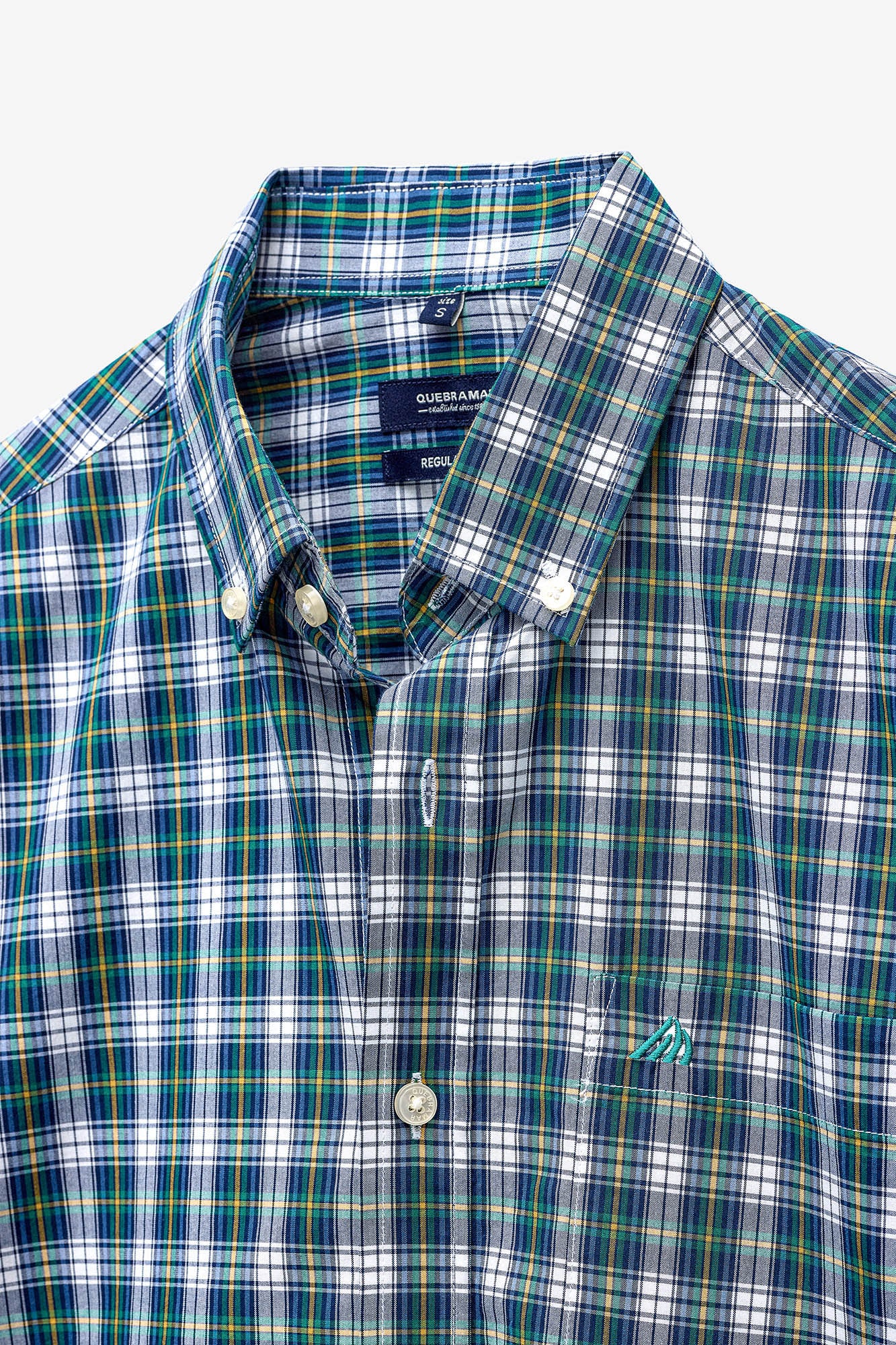 CAMISA REGULAR FIT AOS QUADRADOS