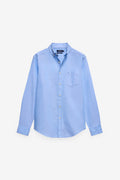 CAMISA BÁSICA OXFORD COM BOLSO