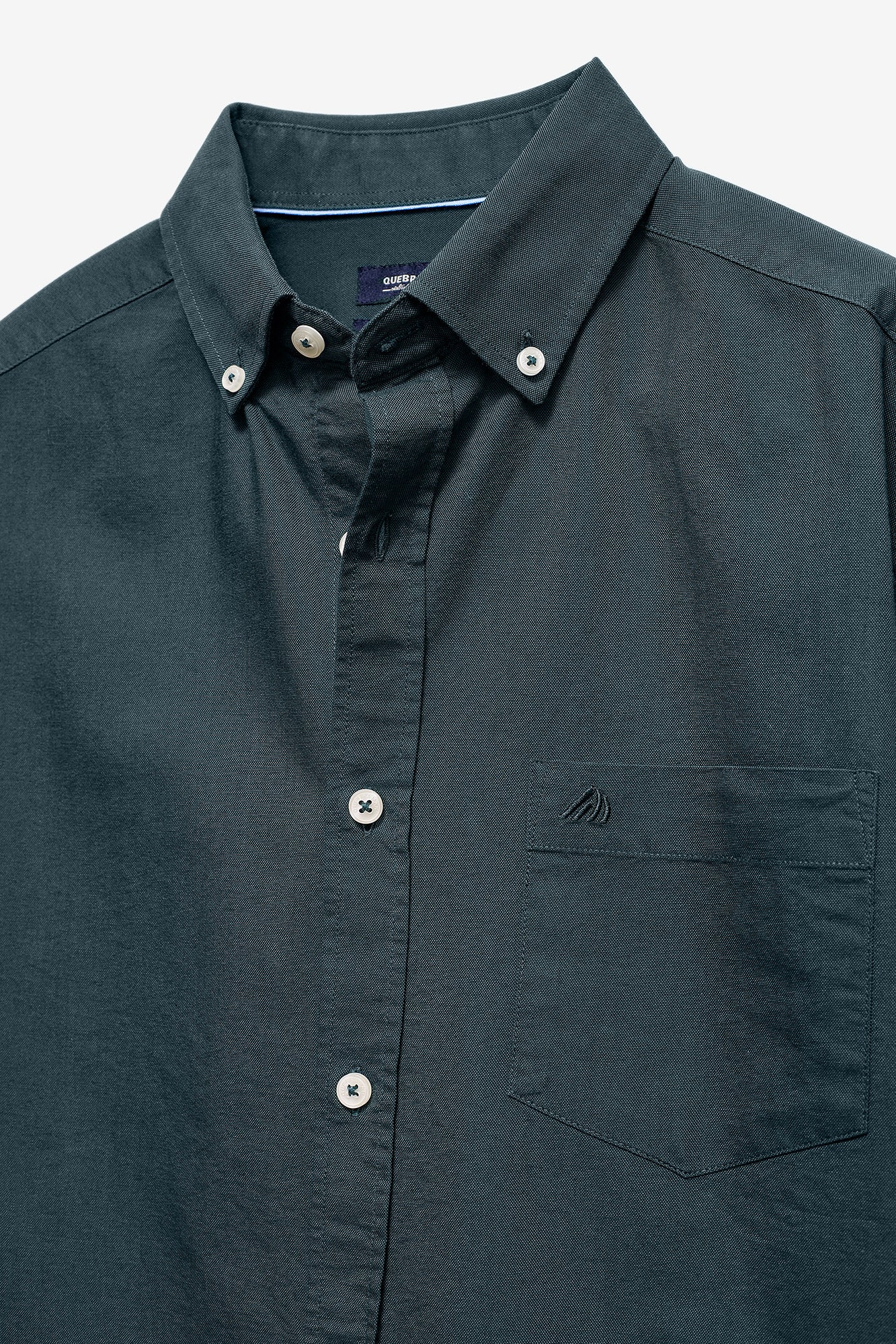 CAMISA BÁSICA OXFORD COM BOLSO