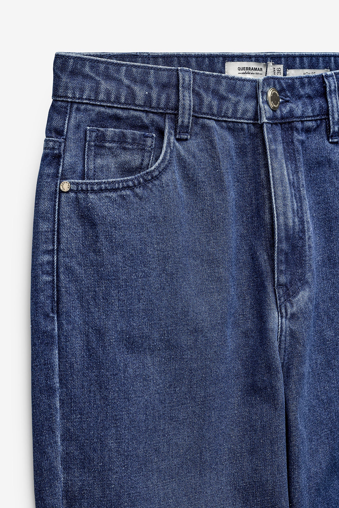 CALÇAS DENIM MOM FIT