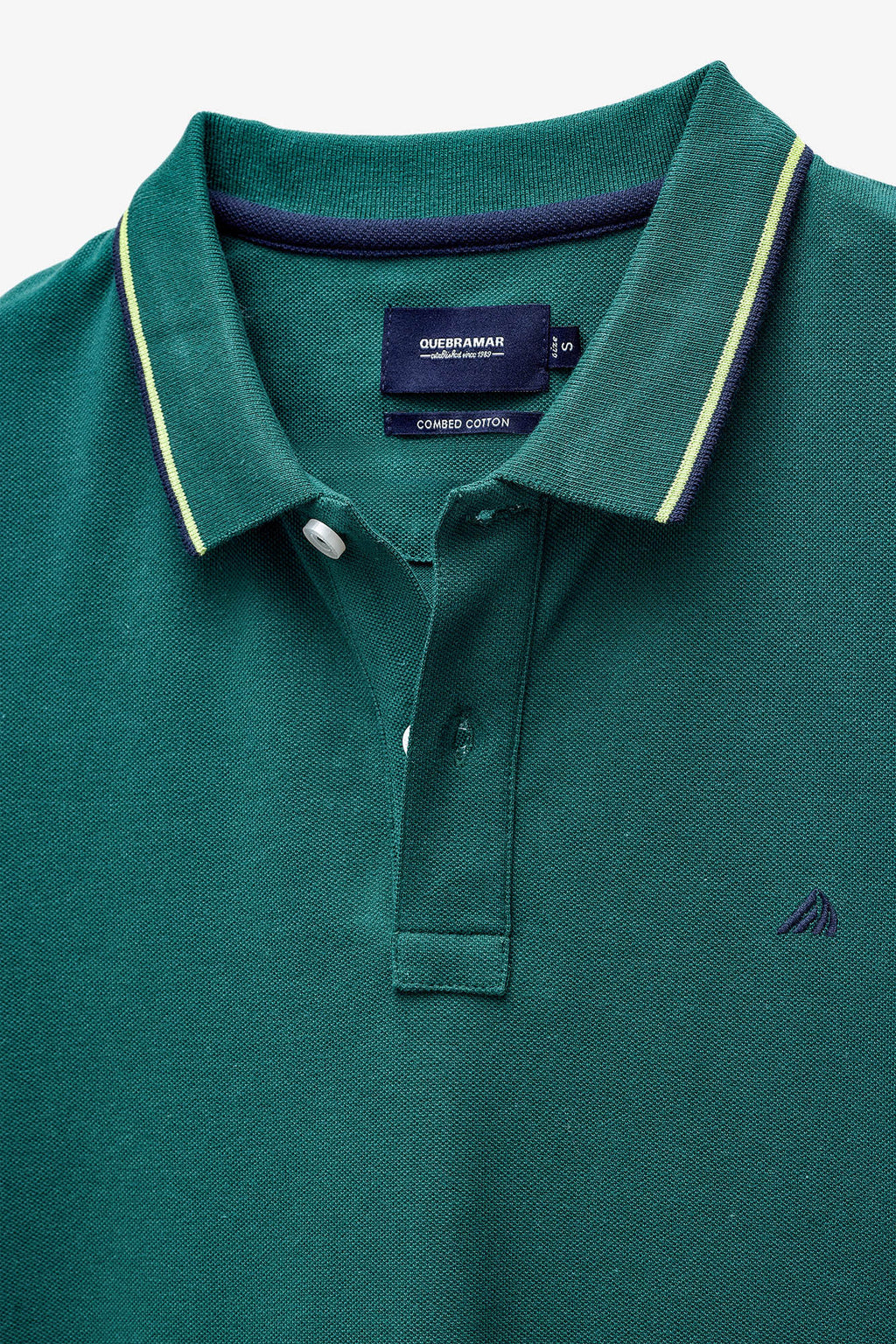 POLO 100% ALGODÃO COM RISCAS NO RIB