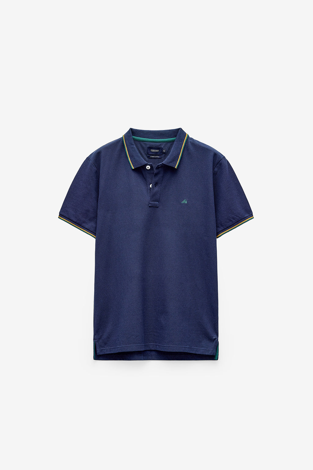 POLO 100% ALGODÃO COM RISCAS NO RIB