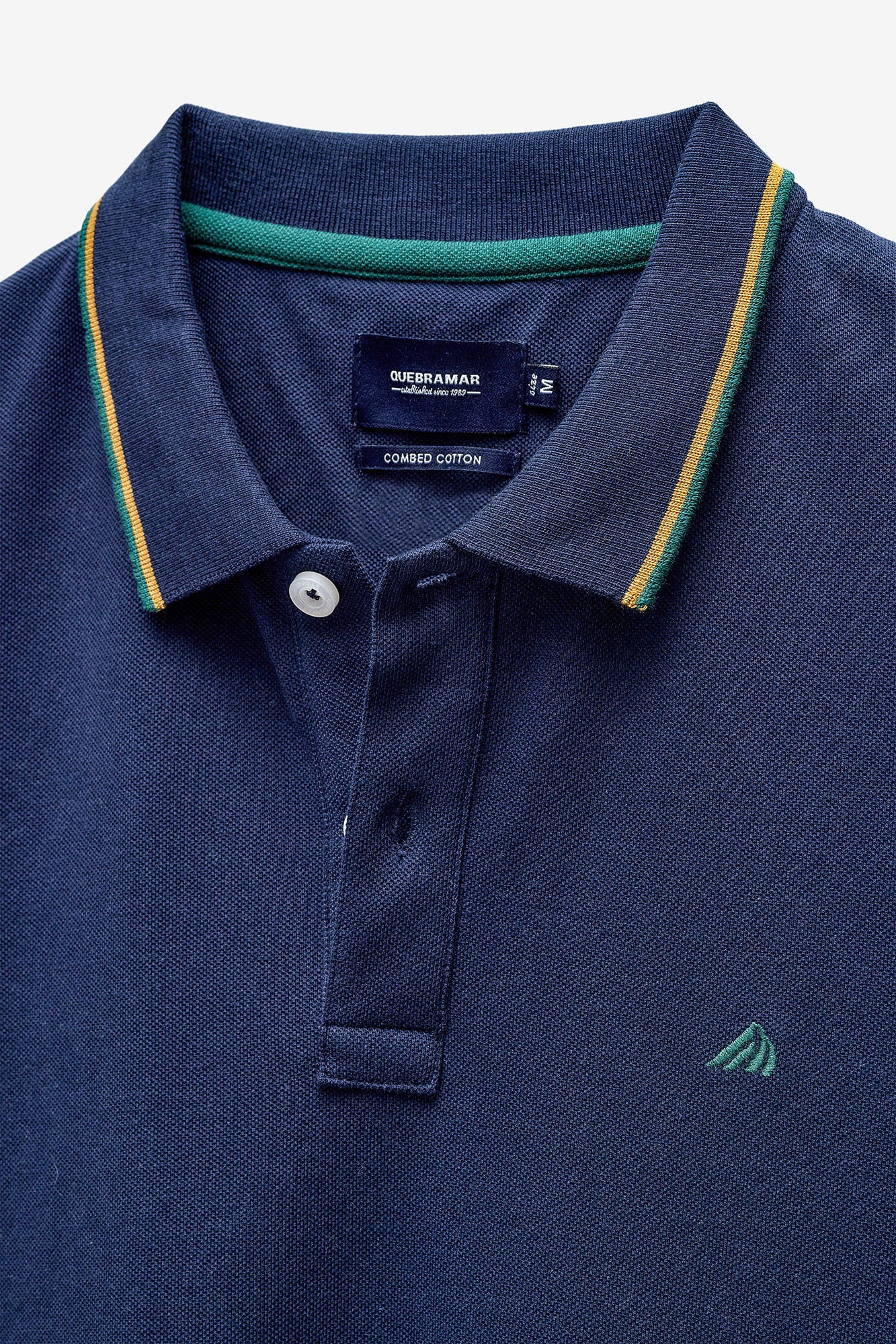 POLO 100% ALGODÃO COM RISCAS NO RIB