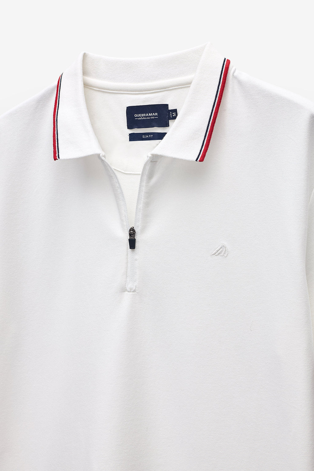 POLO MICRO PIQUET CON CREMALLERA