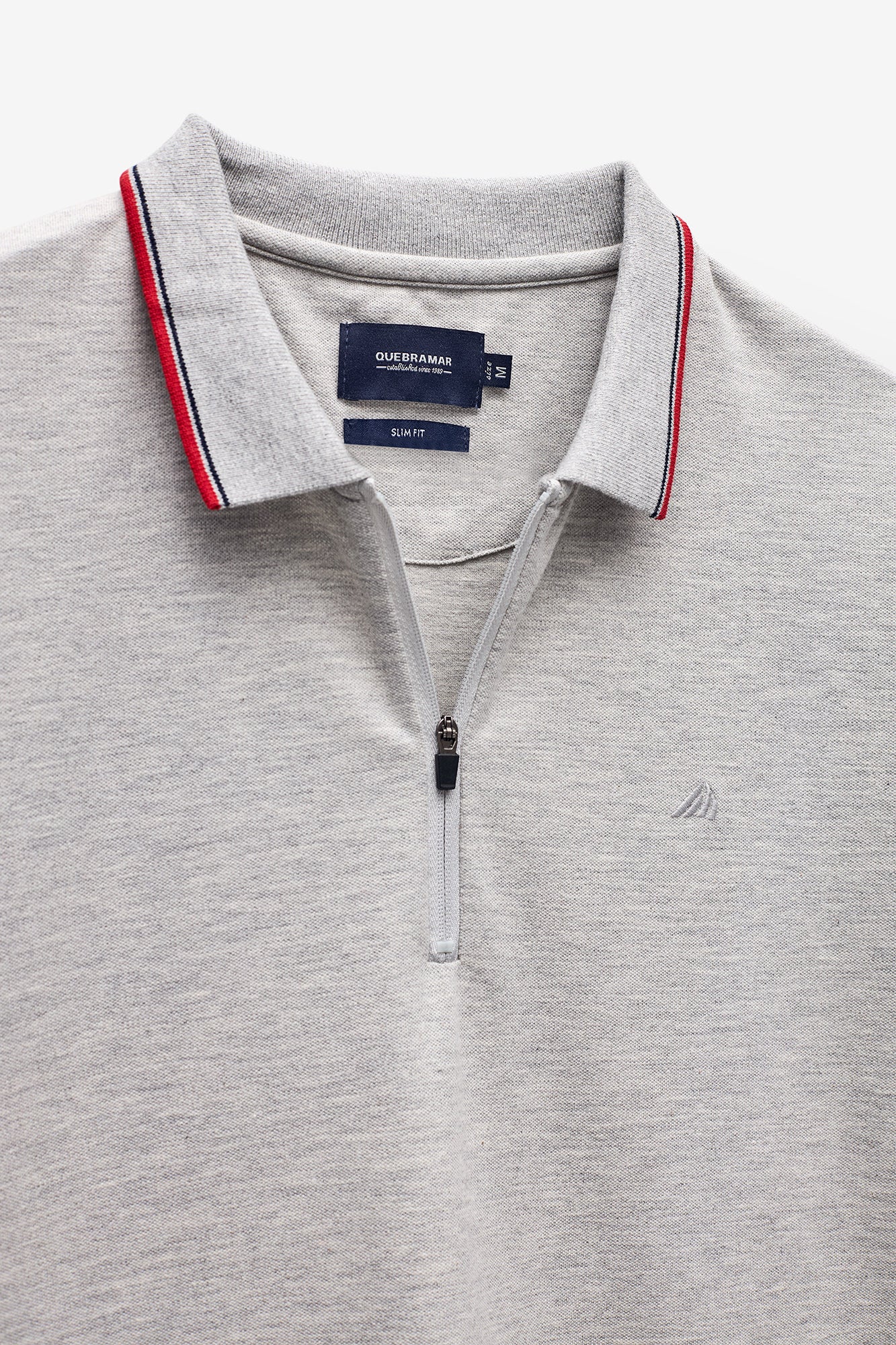 POLO MICRO PIQUÉ CON CREMALLERA
