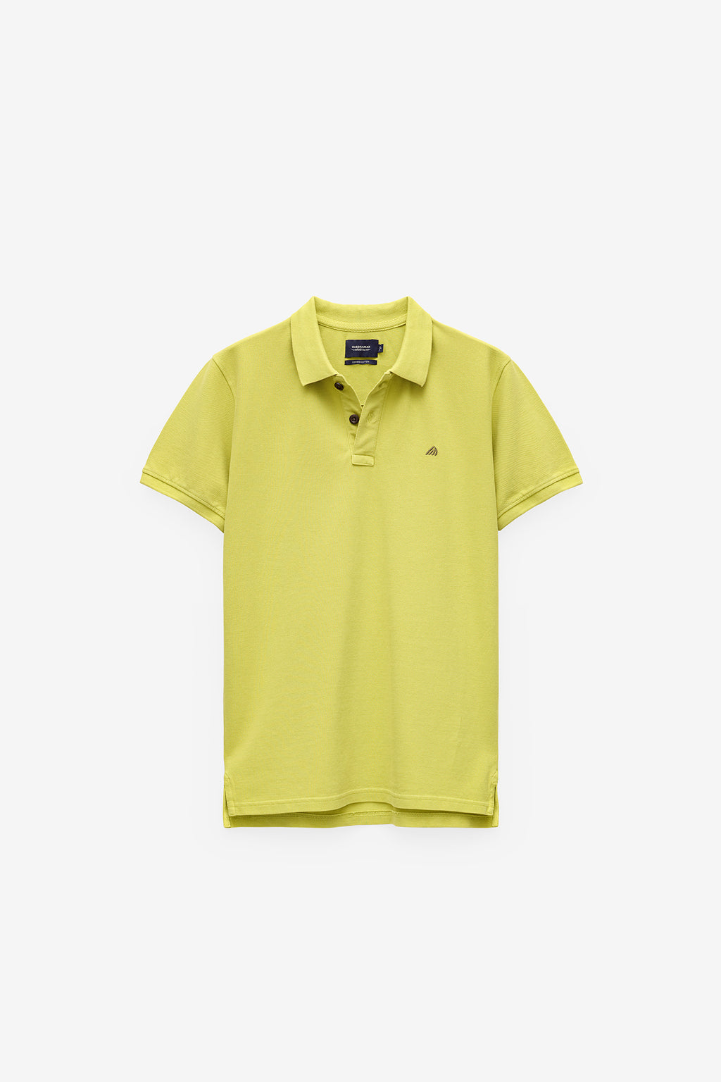 POLO PIQUET COM ESTAMPADO NA GOLA
