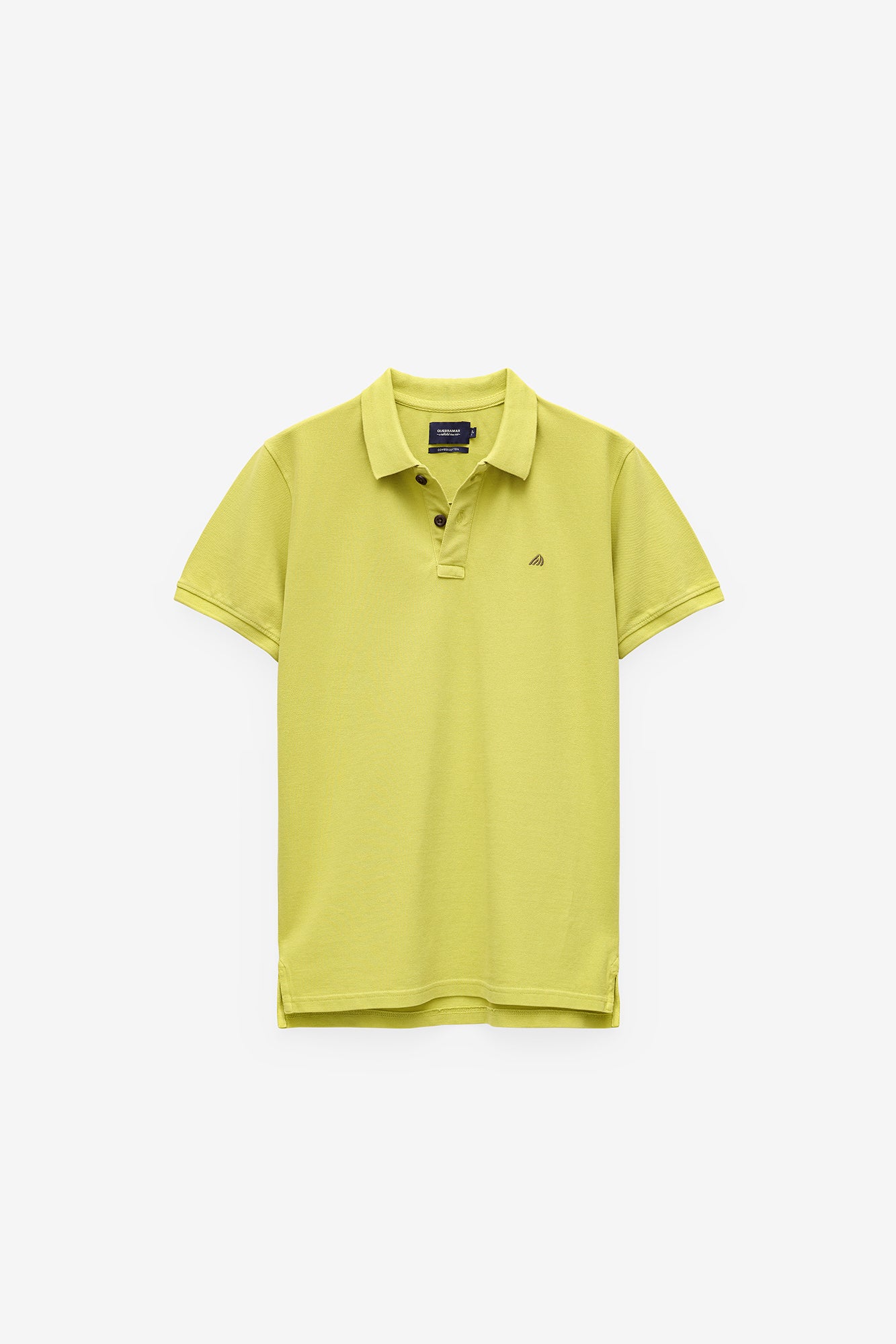 POLO PIQUET COM ESTAMPADO NA GOLA