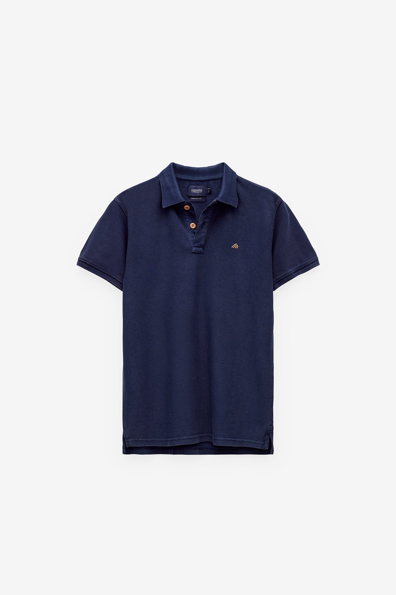 POLO PIQUET COM ESTAMPADO NA GOLA