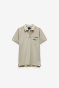 POLO EM PIQUET SLUB COM BOLSO
