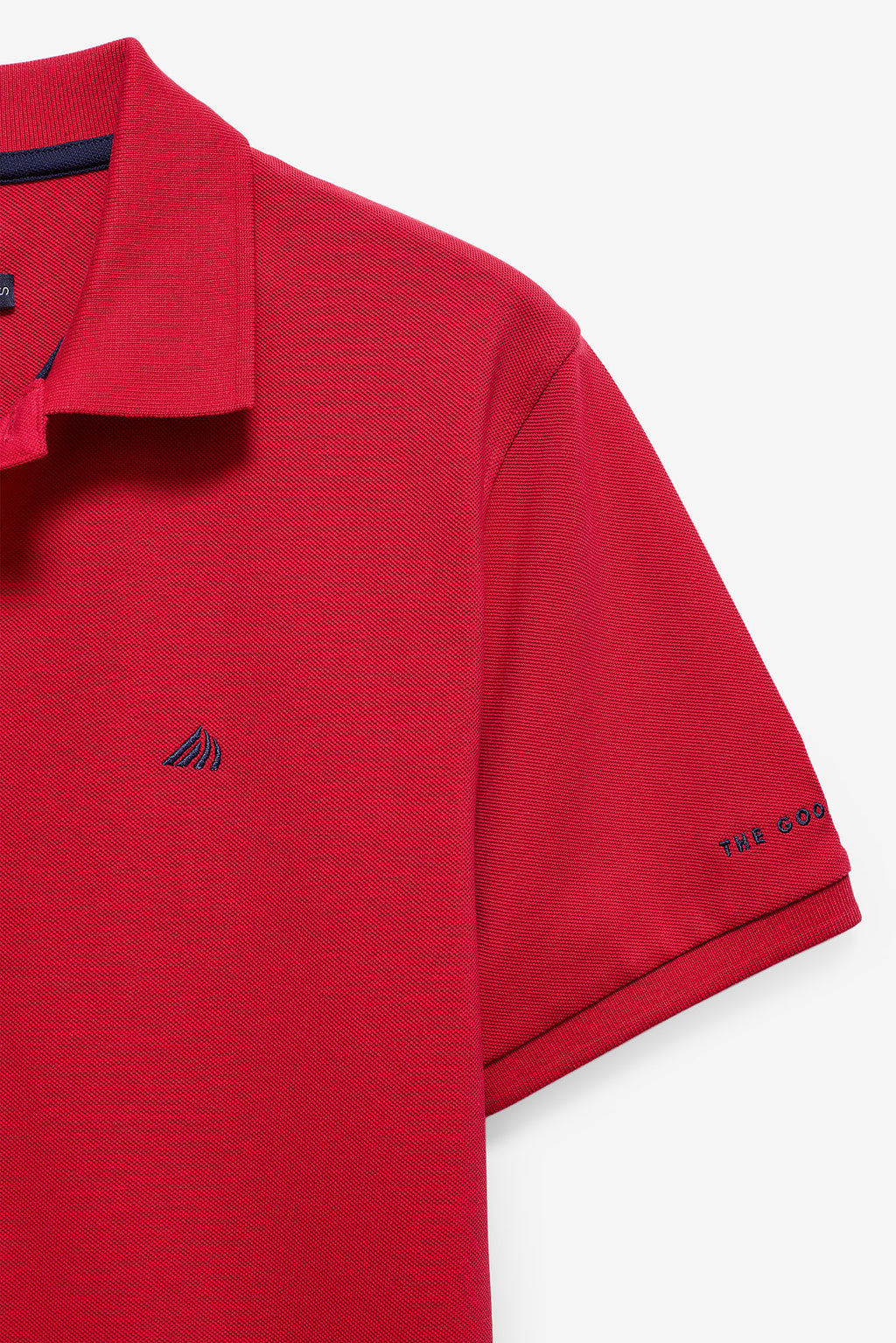 POLO PIQUET COM LOGO A CONTRASTE