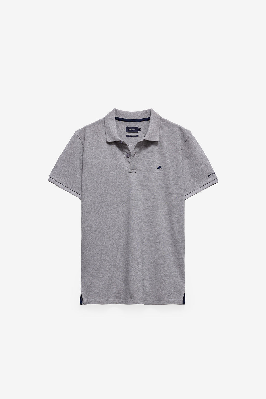 POLO PIQUET COM LOGO A CONTRASTE