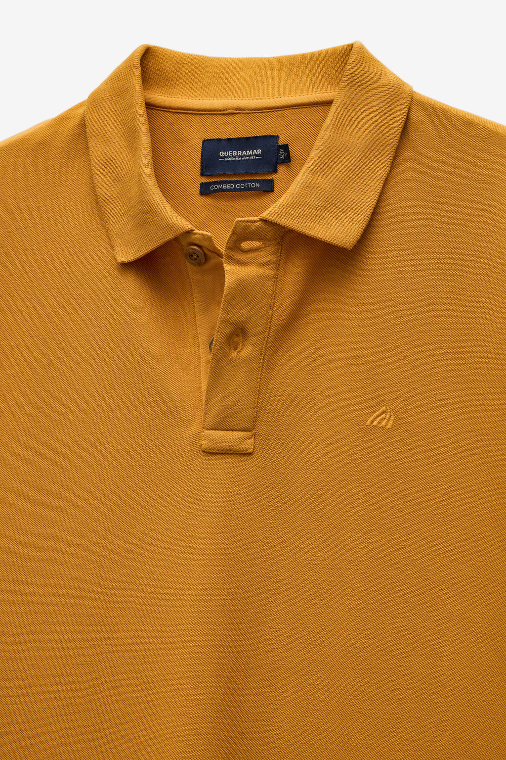 POLO PIQUET LISO COM BORDADO