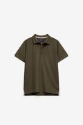 POLO EM MELANGE PIQUET
