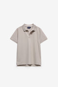 POLO EM MELANGE PIQUET