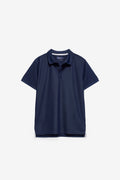POLO EM MELANGE PIQUET