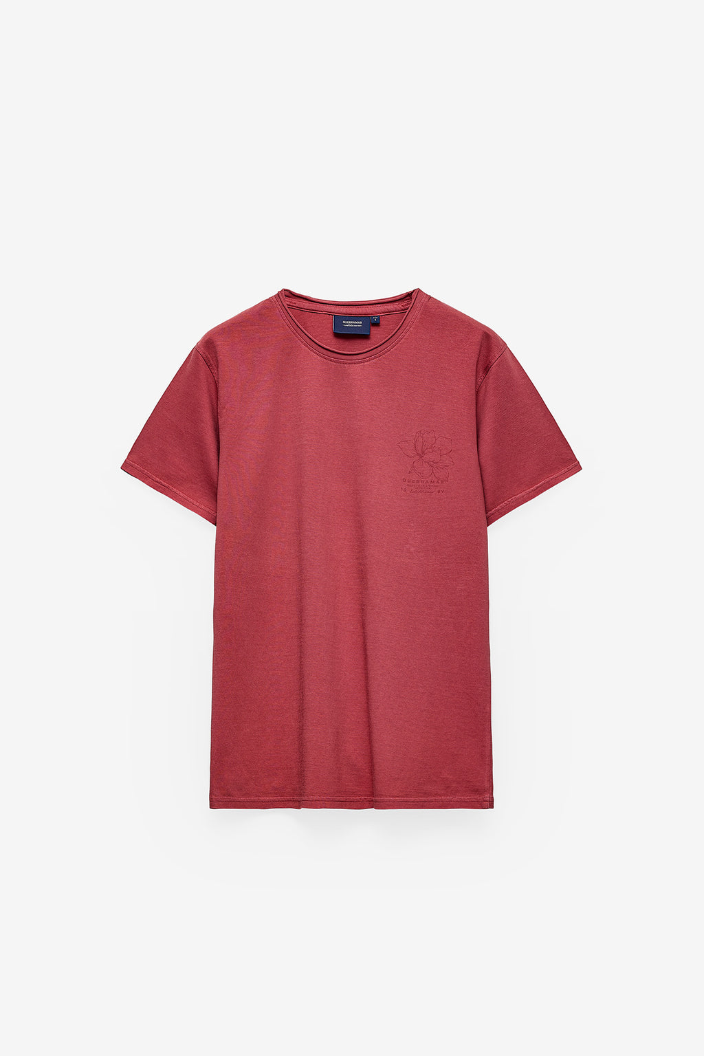T-SHIRT EFEITO LAVADO COM PRINT