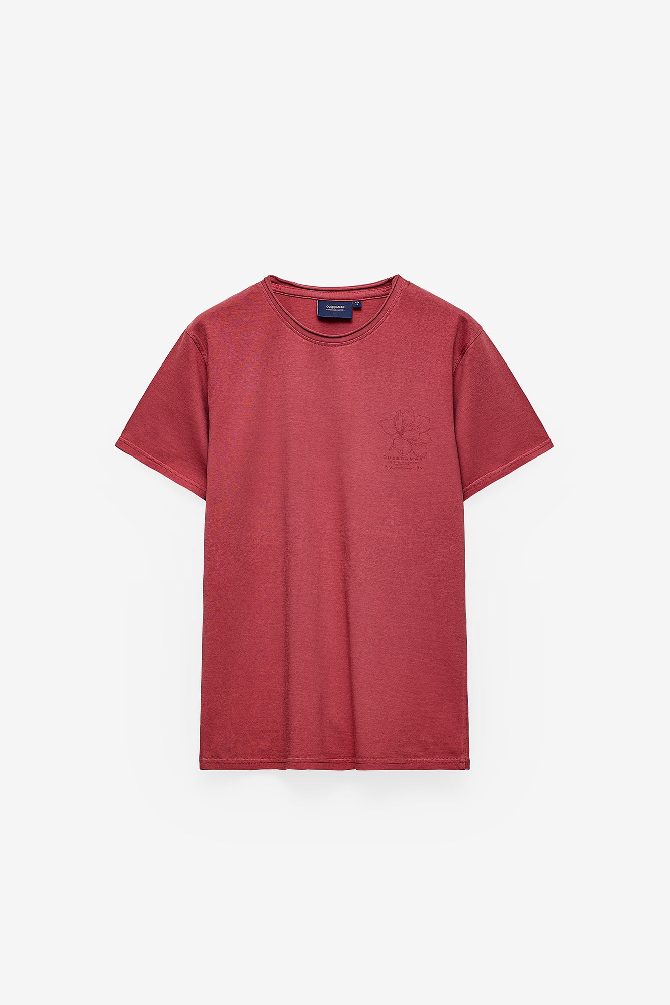 T-SHIRT EFEITO LAVADO COM PRINT