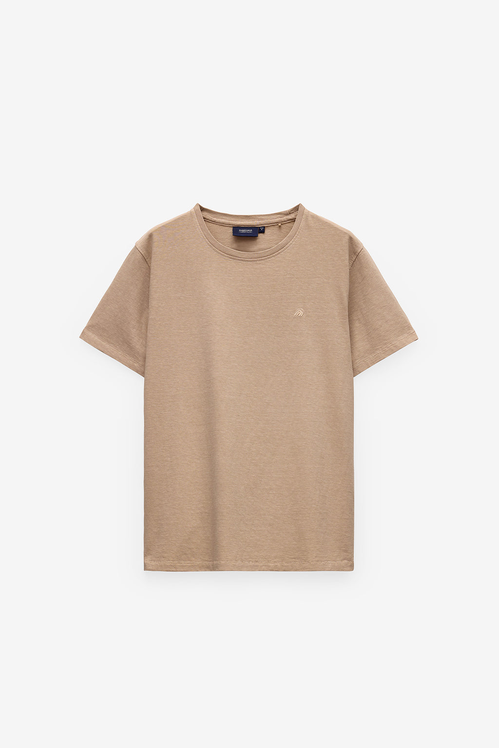 T-SHIRT EM ALGODÃO E LINHO